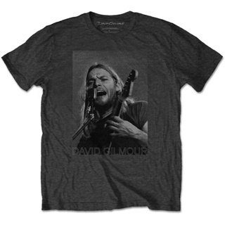 [COD]David Gilmour เสื้อยืด Unisex : On Microphone ครึ่งโทนสีS-5XL