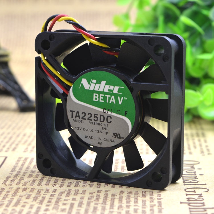 YTH 6CM 12V 0.13A R33960-57 BALL SERVER CASE COOLING FAN