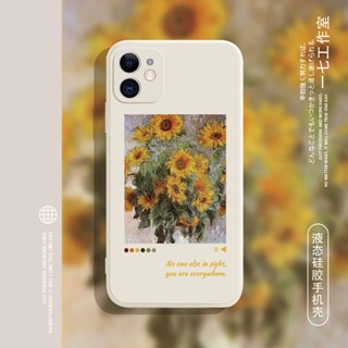 Monet art เคสไอโฟน iPhone 7plus 8plus 13 12 pro max Xr Xs X max 14 11 pro TPU phone case 7 8 เคส 7 8พลัส cover นิ่ม