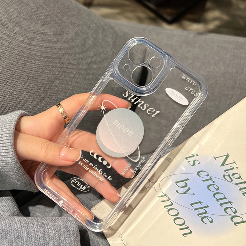 จัดส่งทันที เคสสำหรับไอโฟน11 12 13 14 15 Pro Max เคสใส เคสมือถือสุดฮิตใน Case for IPhone 7 8 SE 2020 7P 8P X XR X Max