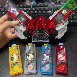 Dx ใหม่ หม้อแปลงทริกเกอร์ เมมโมรี่การ์ด Kamen Rider W Bilateral Belt Double Riding Cyclone Ace Crescent Metal Hot Trigger