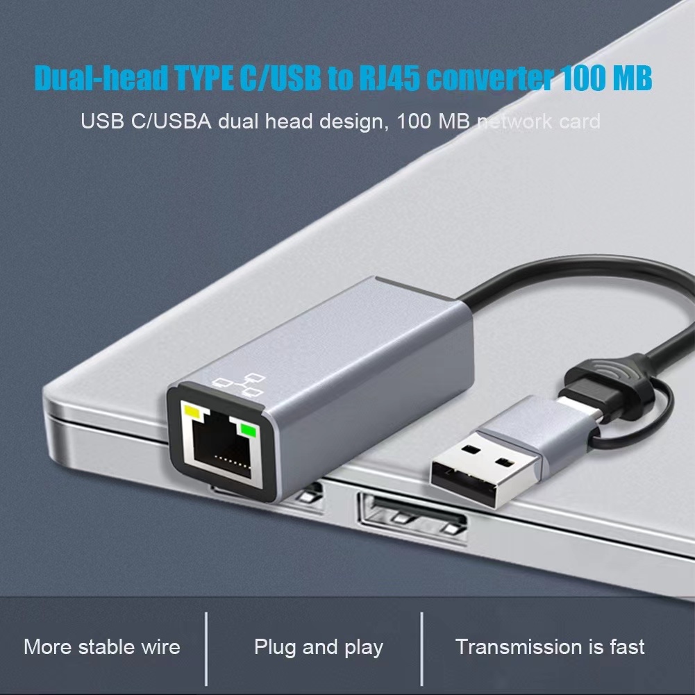 USB 3.0 to Gigabit Lan, ตัวแปลง USB C 3.0 เป็น Gigabit Lan, Gigabit Network Adapter, USB 3.0 to RJ45 ,100/1000Mbps