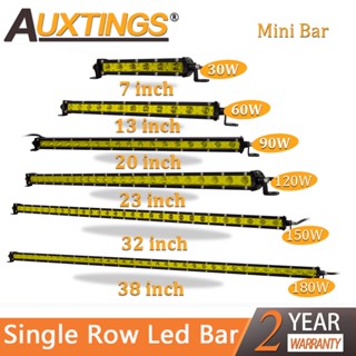 Auxtings 7&amp;quot; 13&amp;quot; 20&amp;#39;&amp;#39; 25&amp;#39;&amp;#39; 32&amp;#39;&amp;#39; 38&amp;#39;&amp;#39; Super Mini Slim Single Row Yellow Led Ligh