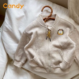 Candy Kids Candy ชุดเด็กผู้ชาย เสื้อผ้าเด็ก เสื้อกันหนาวเด็ก นุ่ม และสบาย ด้านบนเกาหลี สวยงาม สวย Chic High quality CK220013 36Z230909