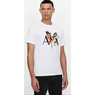 ⏸ARMANI EXCHANGE LOGO PRINT T-SHIRT เสื้อยืดคอกลมแขนสั้นแบรนด์