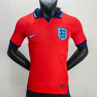 เสื้อกีฬาแขนสั้น ลายทีมชาติฟุตบอล England Away ไซซ์ S - XXL 2022