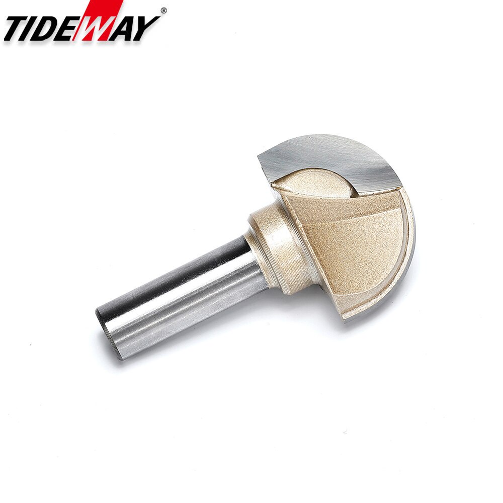 ♟✕Tideway ดอกเร้าเตอร์ทังสเตนคาร์ไบด์ CNC ก้านกลม สําหรับงานไม้ 1/2 1/4 นิ้ว