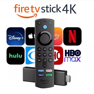 Amazon รีโมตควบคุมด้วยเสียง L5B83G Aihome Amazon Fire TV Stick 4K Max (รุ่นที่ 3) | Alexa รีโมตควบคุมด้วยเสียง | สตรีมมิ่ง ความละเอียด 4K | Dolby Atmos