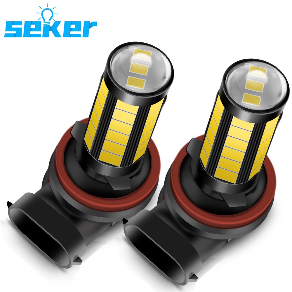 Seker 2Pcs Canbus H8 H11 LED Bulb Car Fog Light For Mazda 3 bk CX5 Honda Civic 4d Nissan X Trail T31
