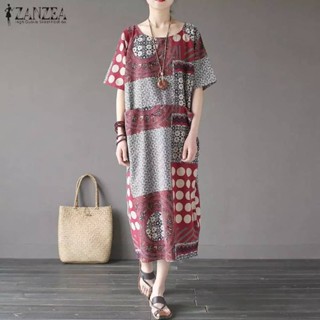 New dress ลายกราฟฟิก size L  tag.zanzea