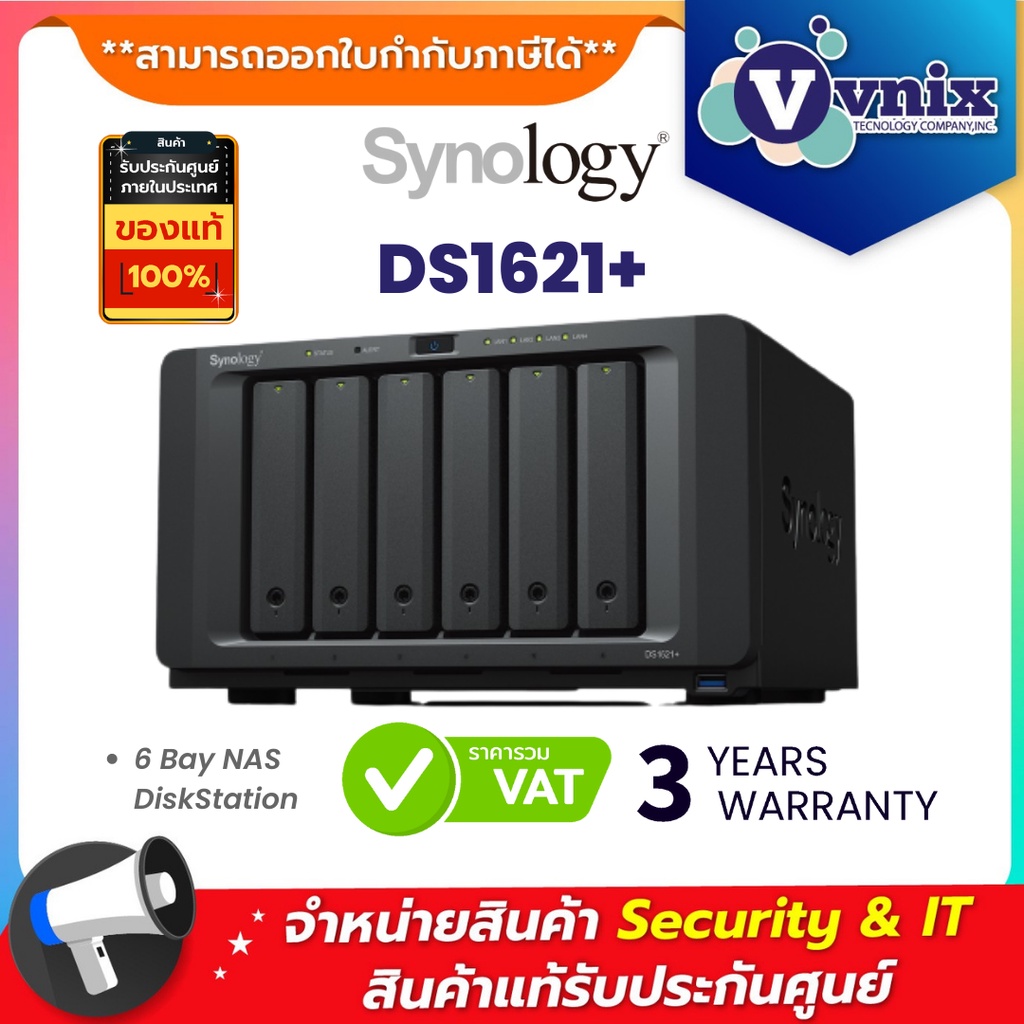 DS1621+ Synology 6 Bay NAS DiskStation By Vnix Group