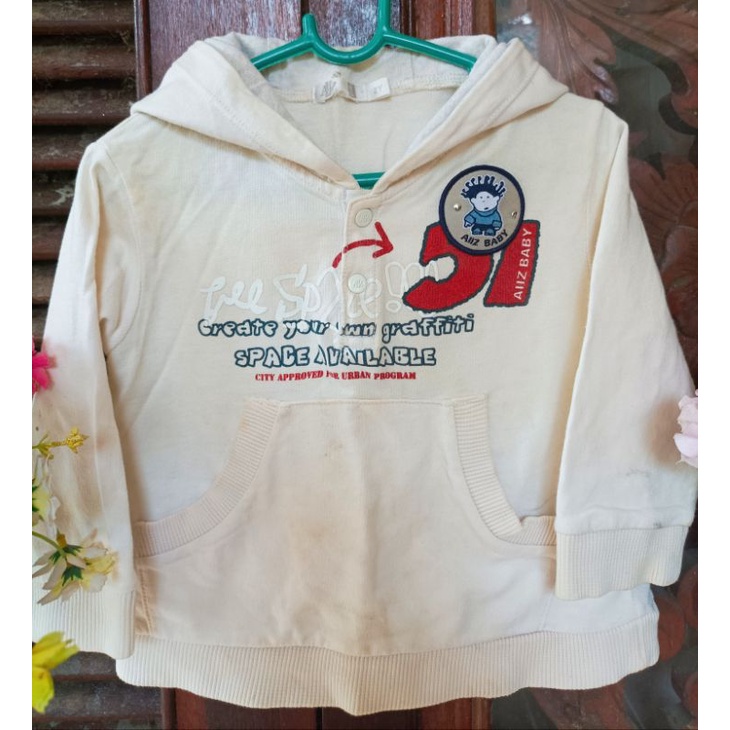 เสื้อกันหนาวเด็ก  มีฮู้ดยี่ห้อ A2Z