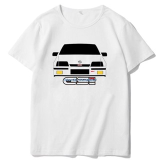 เสื้อยืดสีขาวผู้ชาย Camiseta blanca opel kadett gsi 16v Tee เสื้อยืดขนาดใหญ่ Tops Tees เสื้อเสื้อยืดผ้าฝ้ายคอโอคอฤดูร้อน