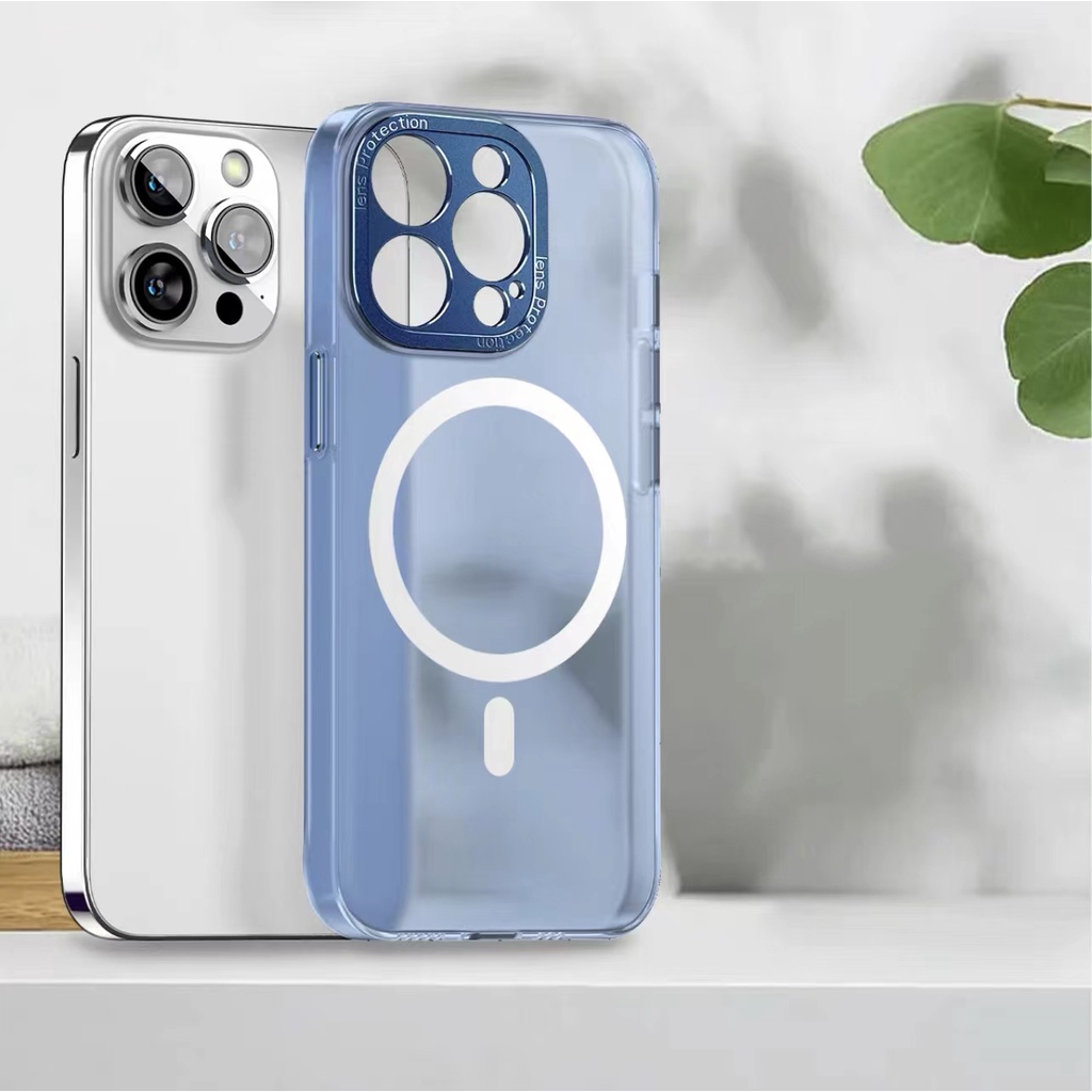 เคสโทรศัพท์มือถือ PC แบบแข็ง ผิวด้าน แม่เหล็ก สําหรับ iPhone 14 pro max 13 pro max #8