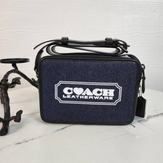 Coach C3929 denim camera bag