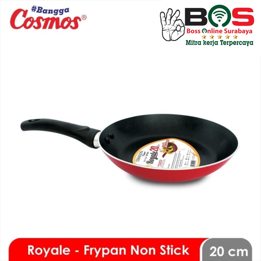 Cosmos Frypan กระทะไม่ติด 20 CM CFP 20 R กระทะคอสมอส