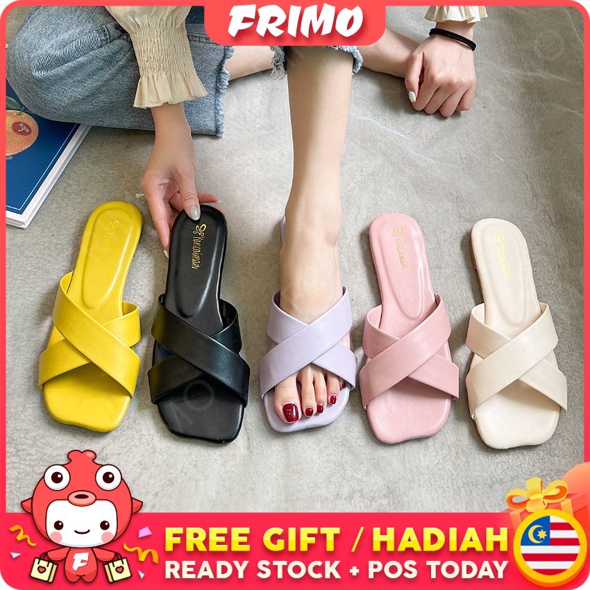 FRIMO Croxin รองเท้าแตะผู้หญิงรองเท้า Lady Wanita สาวน่ารัก Lava Casual ks14308
