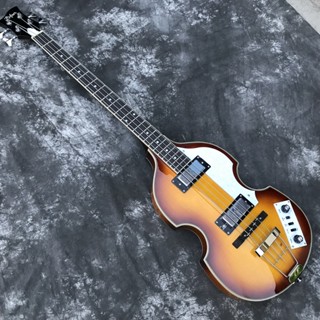 Hofner BB2 ไวโอลิน กีตาร์ไฟฟ้า เบส 4 สาย เบสน้ําผึ้ง