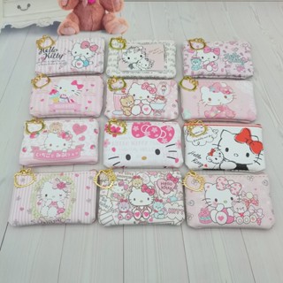 กระเป๋าสตางค์ กระเป๋าใส่เหรียญ มีซิป ขนาดเล็ก ลายการ์ตูน Hello Kitty แบบสร้างสรรค์ สําหรับเด็กผู้หญิง