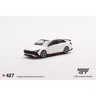 MINI GT 1/64 No.427 Hyundai Elantra N Ceramic White LHD MGT00427-L