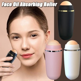 Oil-absorbing roller of volcanic rock face, portable oil-removing roller of volcanic rock face skin care makeup