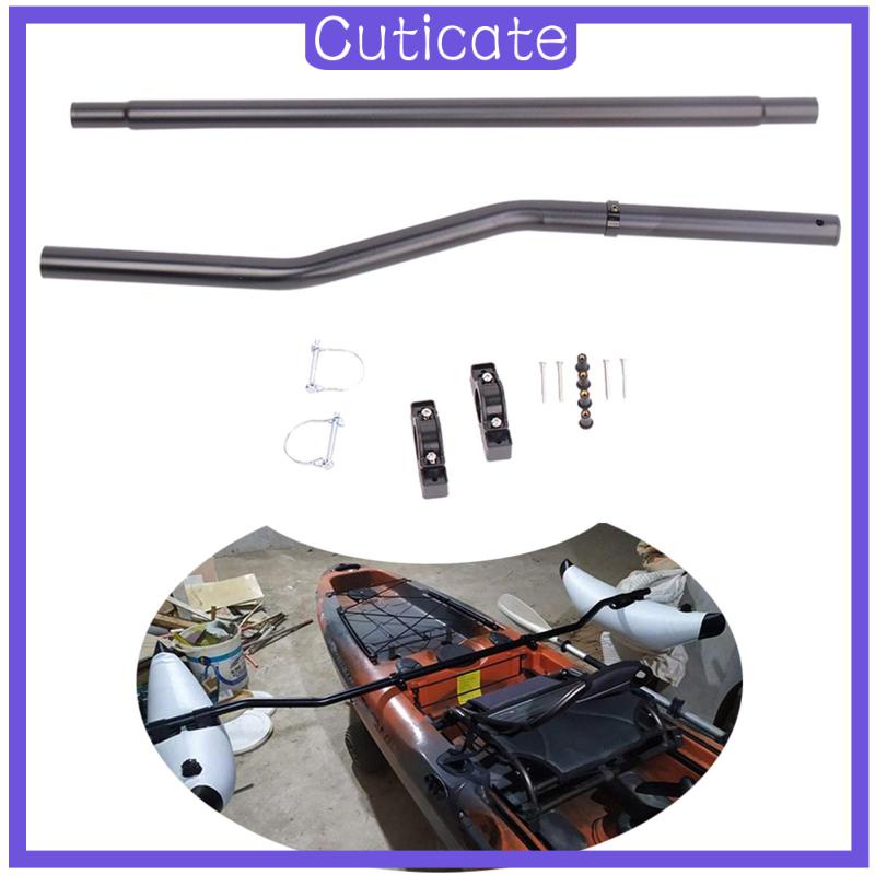 [CUTICATE] Kayak Inflatable Floats Stabilizer Outrigger Arms Pole พร้อมฮาร์ดแวร์
