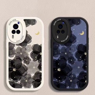 เคสโทรศัพท์มือถือนิ่ม ป้องกันกล้อง ลายดอกไม้ ดวงจันทร์ สําหรับ case Redmi 12C 10C 9A 9C 10A 9T M3 Note 12 7 8 9 9s 10 11 11s 10s Xiaomi POCO X3 NFC 11T Pro