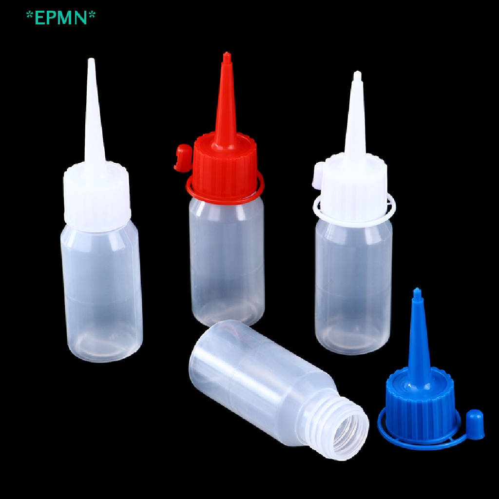 Epmn> ใหม่ ขวดบีบกาว พลาสติก สีขาว สําหรับกระดาษ Quilling Tip 1 ชิ้น