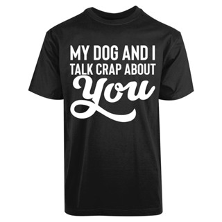 Yuanl5 {พร้อมส่ง XS-6XL} เสื้อยืดแขนสั้น พิมพ์ลาย My Dad Is My Hero My Dog I Talk Crap About You Dog Owner My Hero Acade