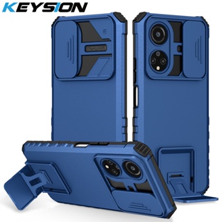 Keysion เคสโทรศัพท์มือถือ กันกระแทก กันรอยกล้อง พร้อมขาตั้ง สําหรับ Honor X7 X8 X9 5G Huawei Honor Magic 4 Lite