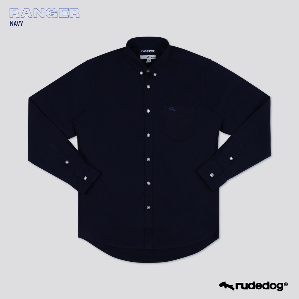 Rudedog เสื้อเชิ้ตแบบมีกระเป๋า รุ่น Ranger สีกรม