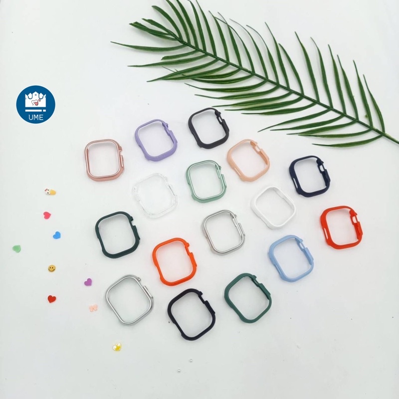 เคสกันชน กรอบ PC แบบแข็ง ไม่มีตัวป้องกันหน้าจอ สําหรับ Apple Watch Series 8 Ultra 49 มม.