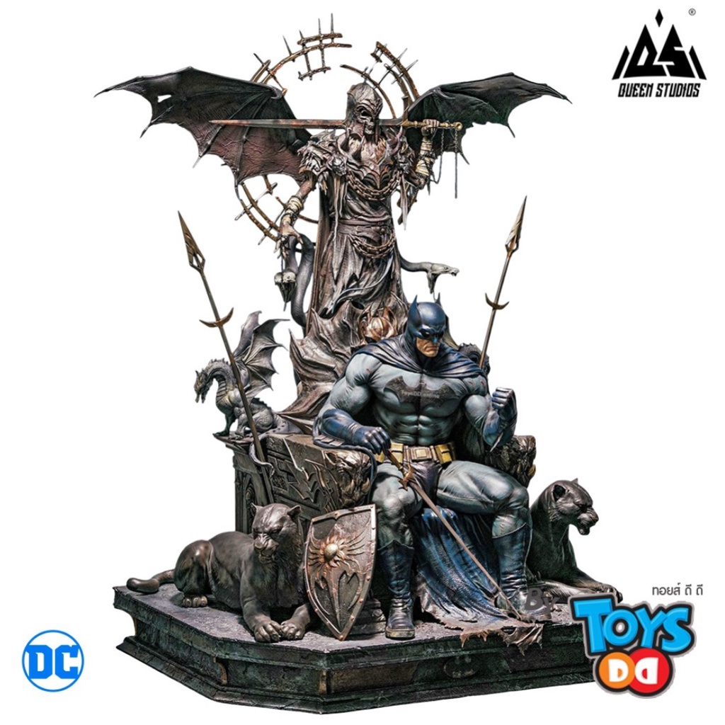 Queen Studios DC Comics Batman On Throne Statue Premium Version | Shopee  Thailand