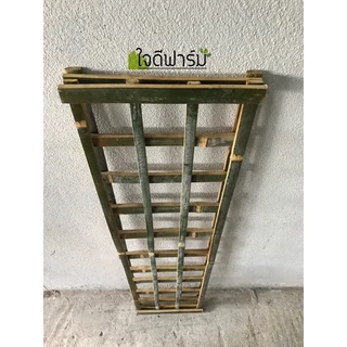 ไม้ไผ่ตารางสำหรับไม้เลื้อยหรือทำเป็นรั้วดอกไม้ ขนาด100x25ซม. ราคา 95บาทต่อ1ชิ้น✅✅