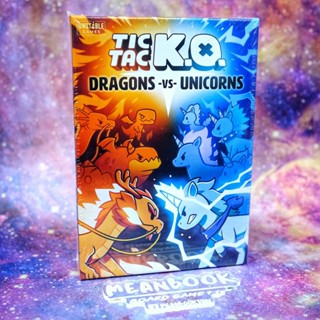 Tic Tac Ko: Dragons Vs Unicorns Board Game