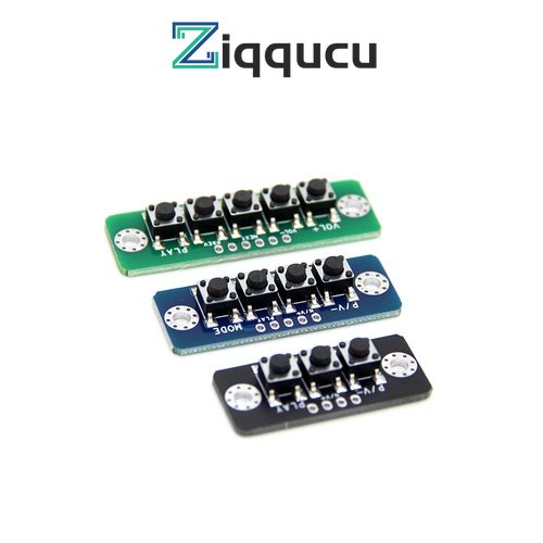 Ziqqucu DIY 3/4/5-bit โมดูลคีย์อิสระ MCU คีย์ภายนอก ไมโครสวิตช์ คีย์บอร์ด