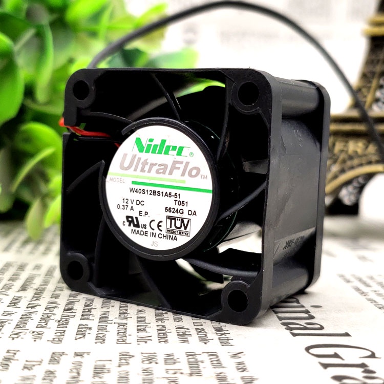 SZ W40S12BS1A5-51 12V 0.37A 4028 SERVER FAN 4CM