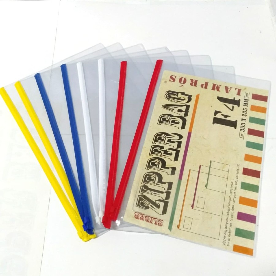 แฟ้มซิป F4 / แฟ้มโฟลเดอร์ F4