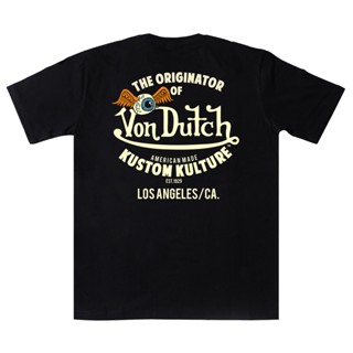 เสื้อยืด พิมพ์ลาย Vondutch American พรีเมี่ยม สําหรับผู้ชาย และผู้หญิง