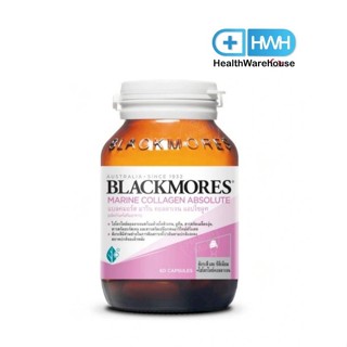 Blackmores Marine Collagen Absolute 60 แคปซูล (Exp. 7/2024 ) แบลคมอร์ส มารีน คอลลาเจน แอปโซลูท  60 แคปซูล