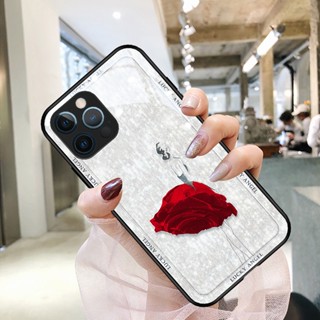 Dmy เคสกระจกนิรภัย หรูหรา สําหรับ iphone 13 mini 12 pro max 14 11 X XR XS max 6s plus 7 8 6