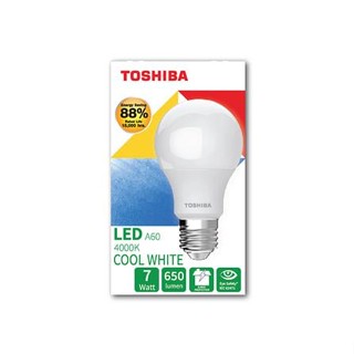 หลอด LED TOSHIBA A60 G7 7 วัตต์ COOLWHITE E27