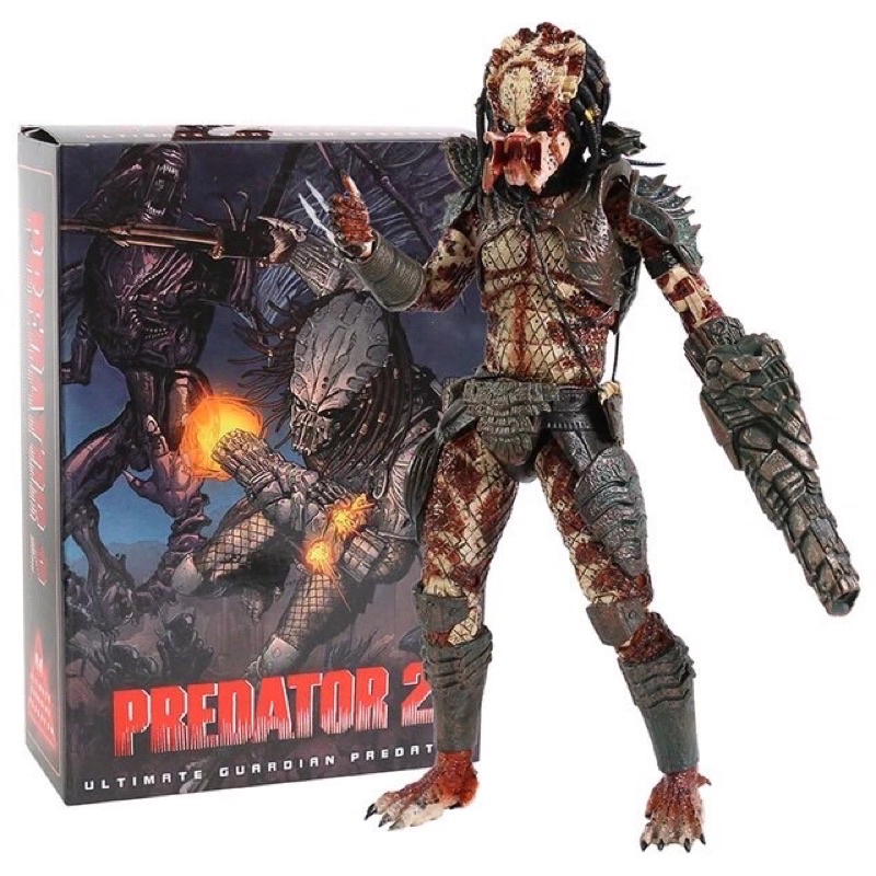 (แท้) NECA Predator 2 Ultimate Guardian Predator Action Figure 18 cm