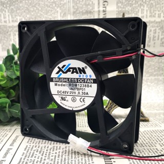 พัดลมระบายความร้อนอินเวอร์เตอร์ SZ XFAN RDH1238B4 48V 0.30A 12038 12 ซม.