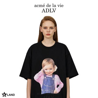 ADLV ( acmé de la vie) BABY FACE TELEPHONE GIRL SHORT SLEEVE T-SHIRT (ADL22TS0033U)