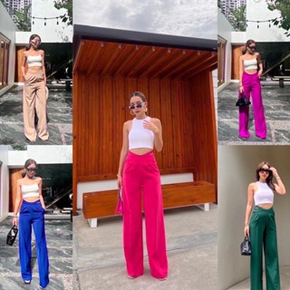 Nina twist high-waist pant กางเกงขายาวทรงกระบอก