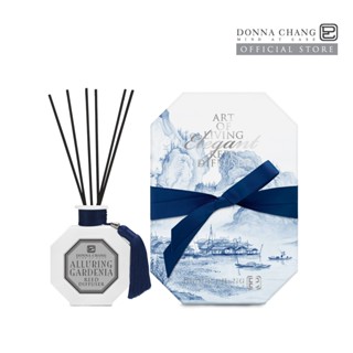 DONNA CHANG Alluring Gardenia Reed Diffuser (100 ml) ดอนน่า แชง ก้านไม้หอมกระจายกลิ่น น้ำหอมปรับอากาศ น้ำหอมบ้าน ก้านไม้