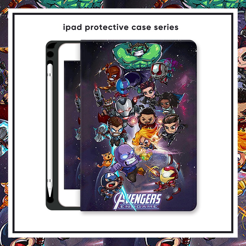 เคส พร้อมช่องใส่ปากกา สําหรับ Ipad 10th 7th Air 5 4 3 2 1 Pro 11 10.5 9.7 10.2 10.9 นิ้ว Mini 6th 5th 4th 3rd 2nd 1st iPad air11 M2 air13 M4 air6 10.9 air13 Pro 13 12.9 11 2024