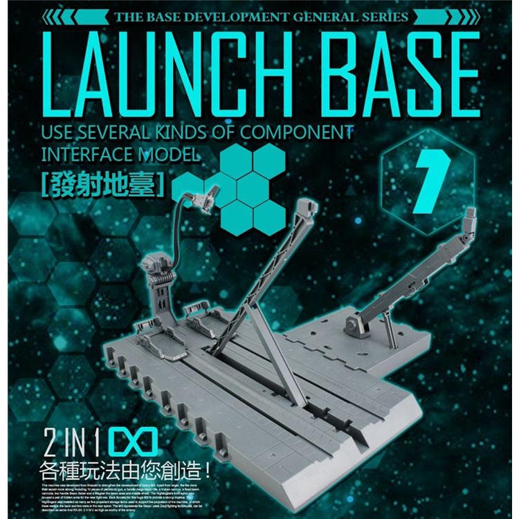 Mecha Model Launch Base Display Stand สําหรับ MG 1/100 HG 1/144