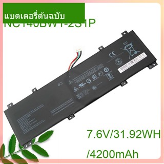 New แท้จริง แบตเตอรี่โน้ตบุ๊ค NC140BW1-2S1P 7.6V/31.92WH/4200mAh For 100S-14IBR 0813002 2I4/58/145